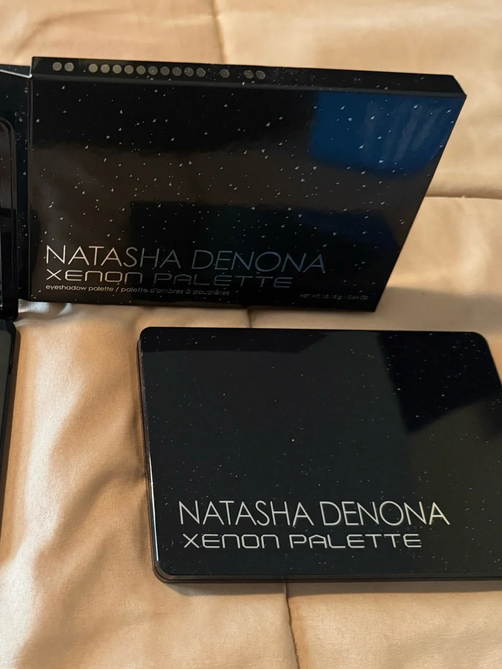 Natasha Denona Xenon Eyeshadow Palette - Black & Silver Shimmers